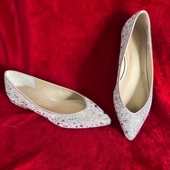 Betsey Johnson all over rhinestones sneakers! Animal print! Great for any look! - Picture 3 of 5